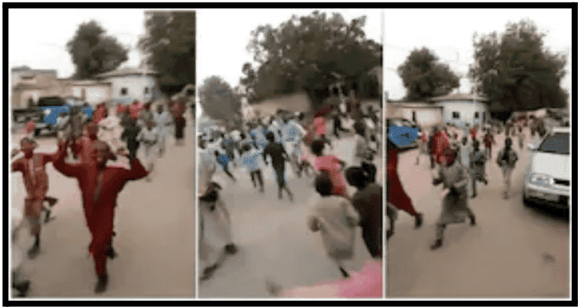 Figure 1. Figure 3: Picture of children jubilating at the power restoration in Maiduguri, Borno State