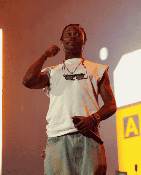 Asake performing in a Toronto concert (2024).