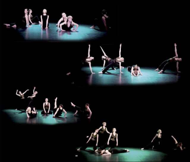 Picture 6. Photos from the author’s choreography on Trio hommage á Karol Szymanowski