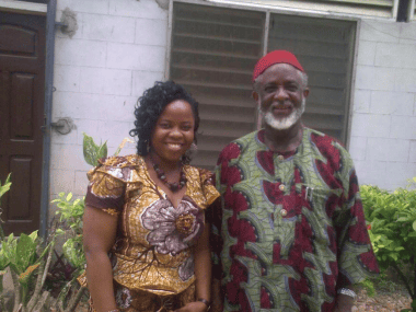 Picture 1. First Interview Session with Laz Ekwueme.