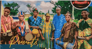 Musical ensembles of Dundun, Bata, Sekere and Agogo.