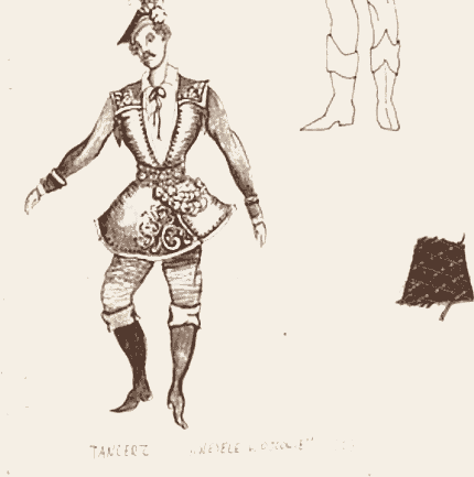 Wesele w Ojcowie (The Wedding in Ojców), costume design, 1976